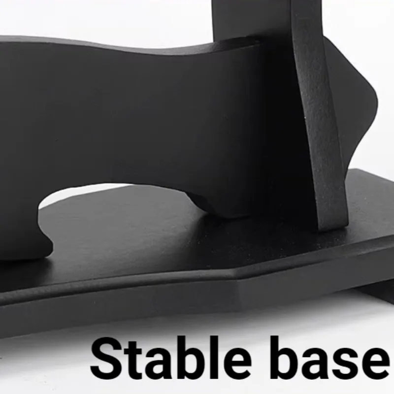 Scheda di densità Supporto Erhu Supporto per flauto da tavolo compatto nero stabile antiscivolo allargato multistrato Accessori per strumenti musicali