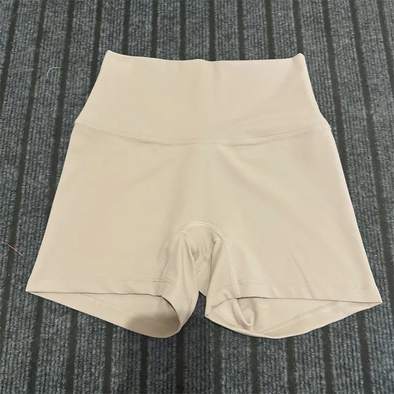 Einfarbige Yoga-Leggings mit hoher Taille, ultrakurz, weich, für Damen, Fitnessstudio, sportlich, eng, Sport, kurze Kompression, umfassendes Training, Joggen – Detail 8