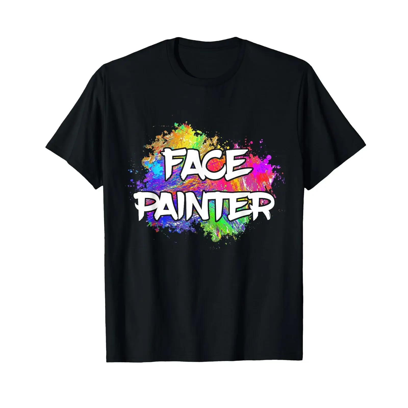 Art Face Painter Makeup Artist Painting T Shirt vintage Washed designer clothes Casual homme Top For Everyday Wear Unisex
