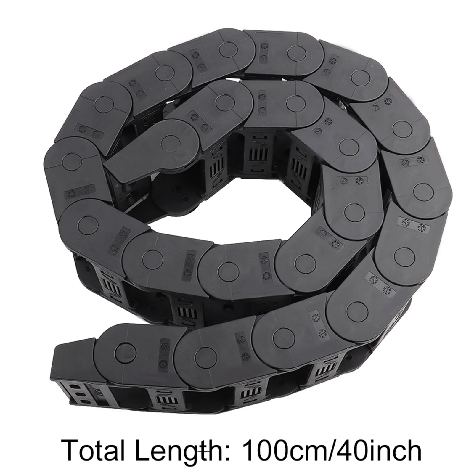 100 cm 25 x 57 mm nylon open beide zijden draaddrager sleepketting graveermachine accessoire draaddrager energieketting kabeldrager
