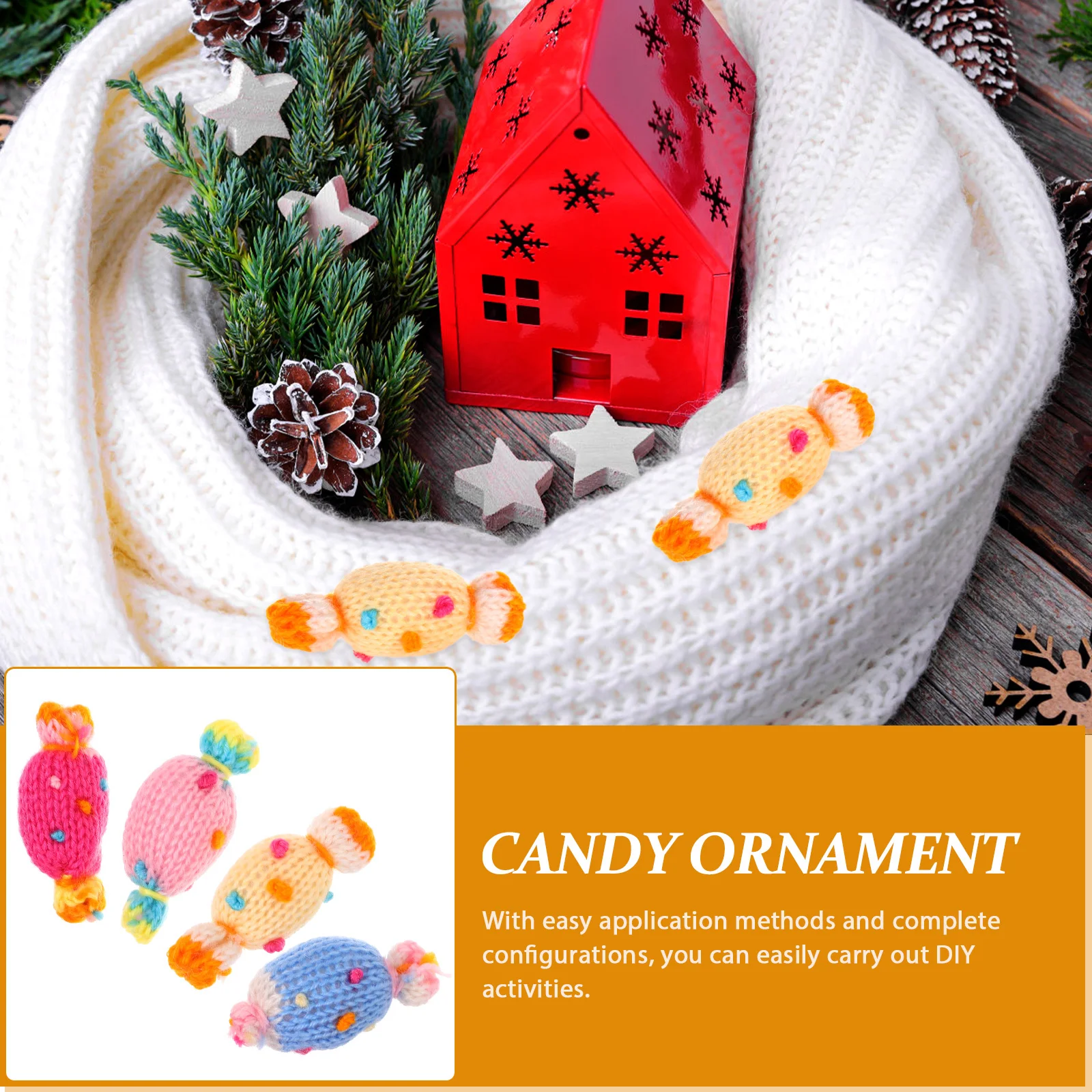

8Pcs DIY Craft Supplies Candy Embellishment for Sewing Clothes Decoration Practical Durable Mixed Color Gift Clothing Adorn