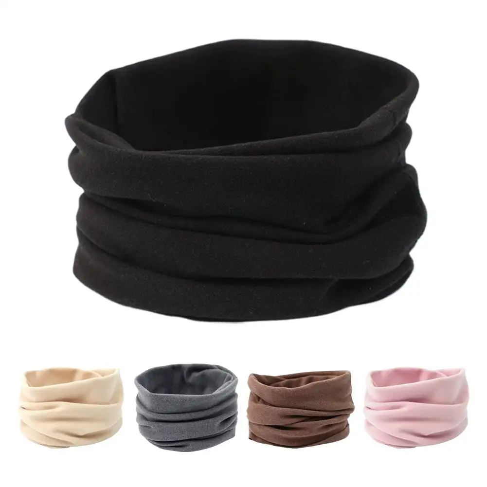 Calentador de cuello de terciopelo para hombres y mujeres, bufanda cálida para el cuello, jersey de protección, temporada de invierno, pañuelo versátil para parejas, 1 ud.