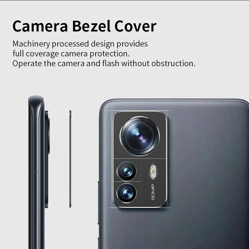 2022 Metal Camera lens for Xiaomi 12 Pro 12X lens Ring Protective NO Glass for Xiaomi Mi 12 Lens Film Case Lens Cover