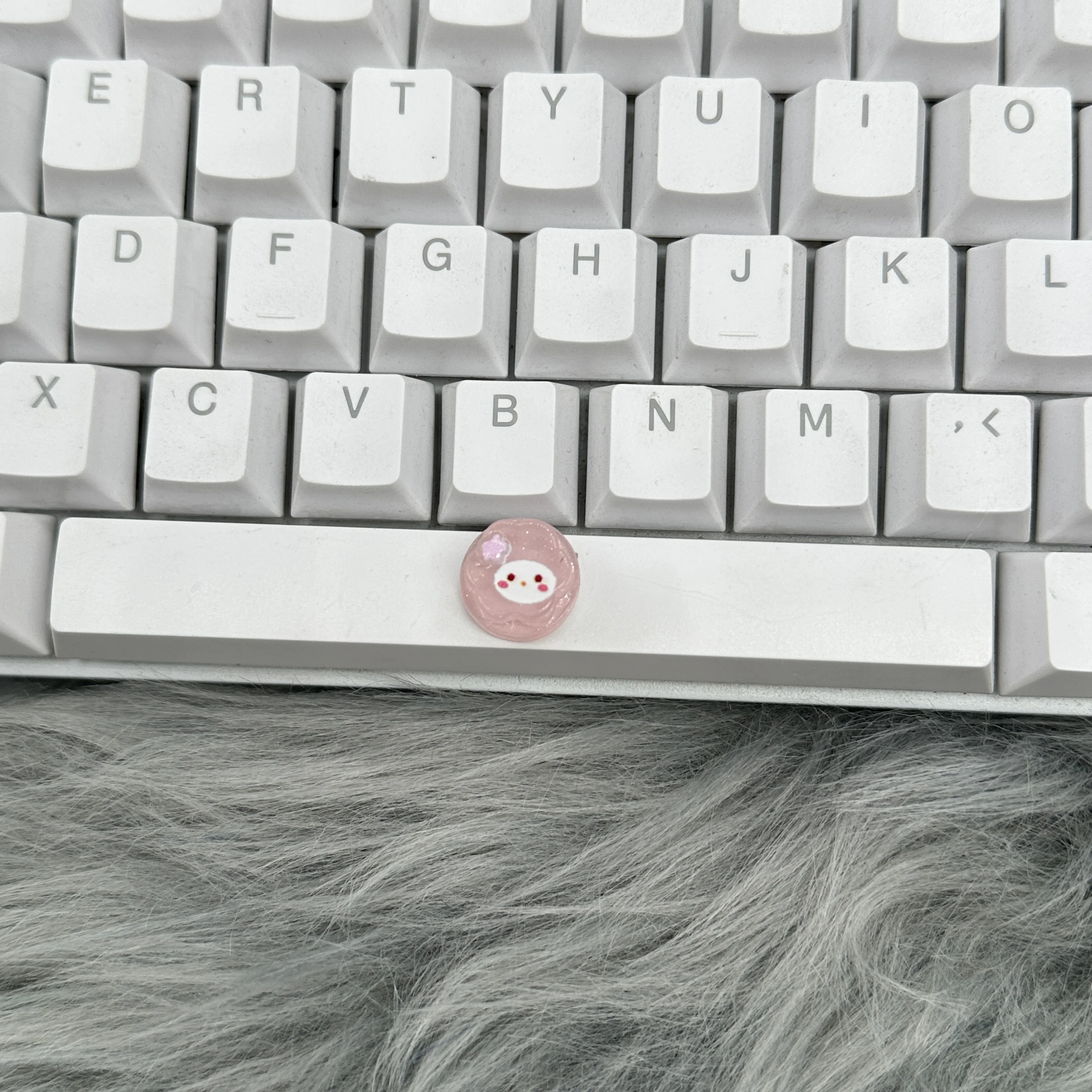 New DIY Customized Sanrio Kuromi Keycaps 6.25u Space Keycaps Mechanical Keyboard Keycaps Decorative Gifts