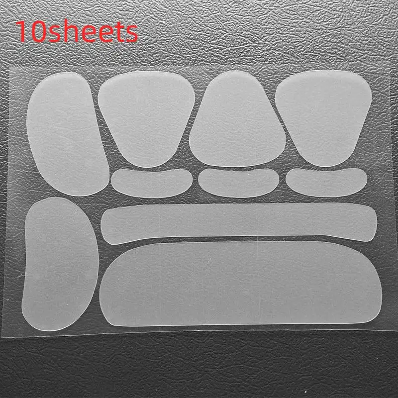 100Pcs PE Material Forehead Smile Patterns Transparent Skin-friendly Anti-Wrinkle Sticker Invisible Nasolabial Folding Patches