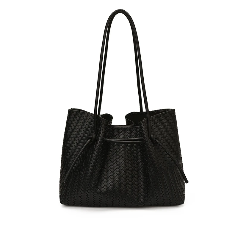 

High End Leather Diaper Bag For Women Fashionable Tote Handbag Vintage Retro Style Minimalist Business Commuter Daily Purse