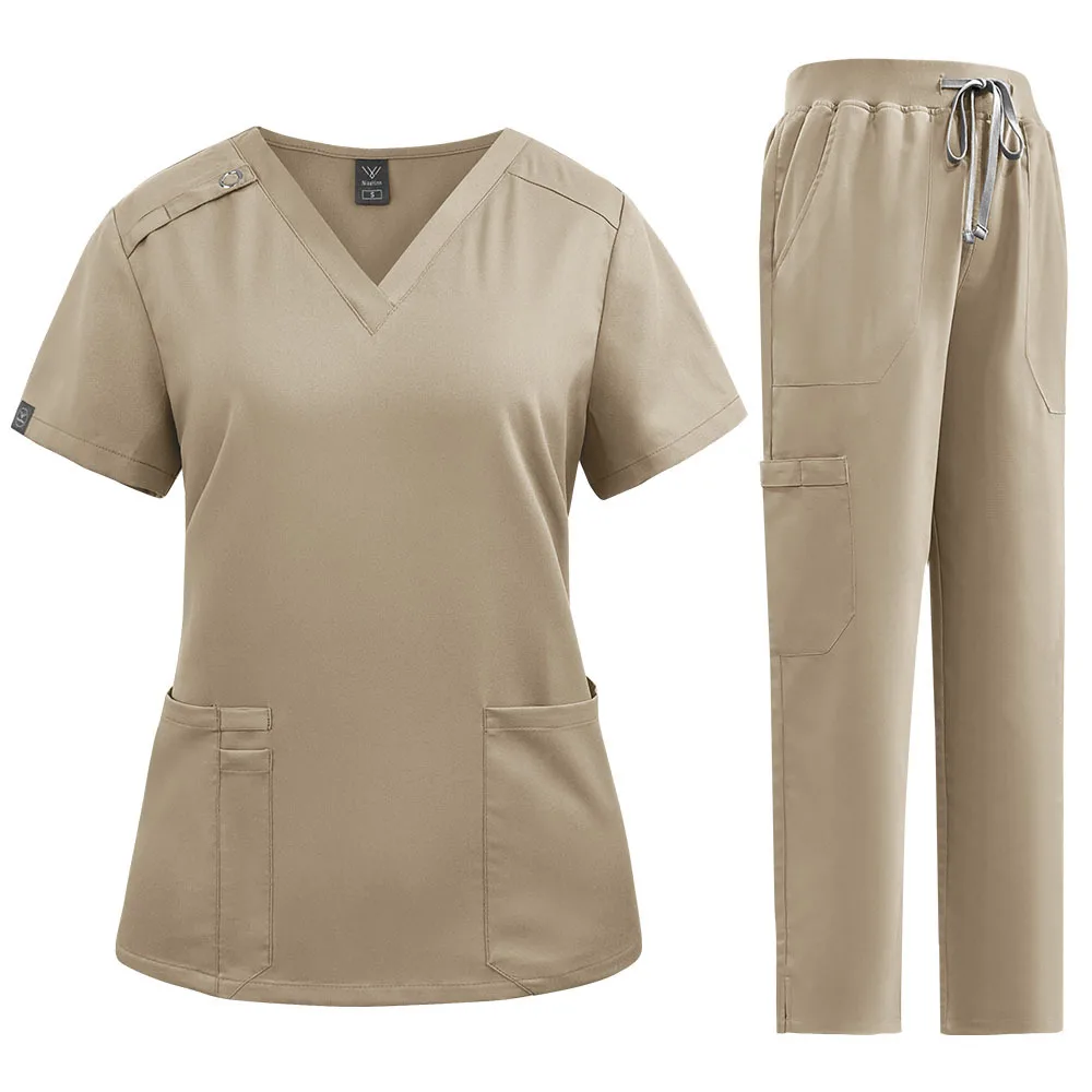 High-Quality Unisex Nurse Scrubs Set | Hot-Selling Straight-Leg Pants (Europe & America)