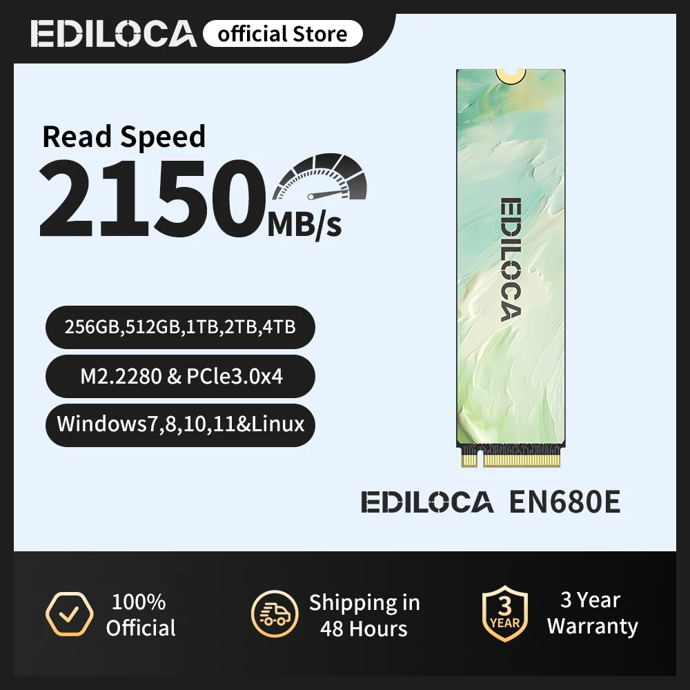 ediloca-en680e-ssd-pcie30x4-nvme-m2-2280-2150mb-s-qlc-dynamic-slc-cache-internal-solid-state-drive-for-pc-desktop-and-laptop