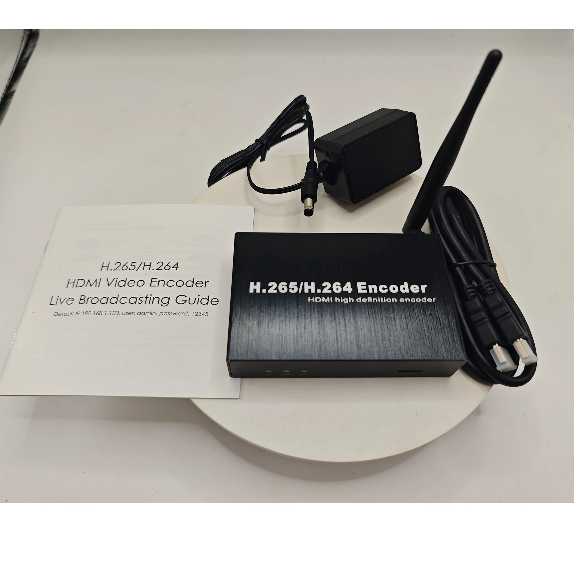 WiFi Wireless HD Video Encoder H265 H264 HEVC IPTV CATV Hdmi to IP RTMP SRT UDP HLS RTSP Live Streaming on the Internet view 5