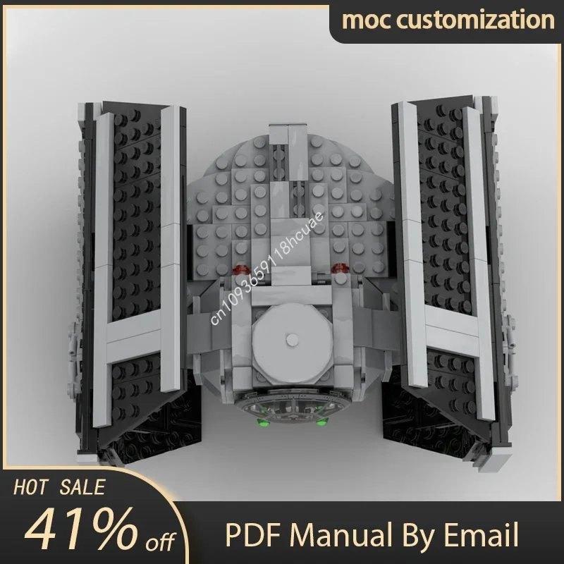 

453 шт. Moc-75300 Star Battle TIE Advanced Fighter Модель Строительные блоки Кирпичи Diy Творческая сборка Развивающие игрушки Подарок для детей