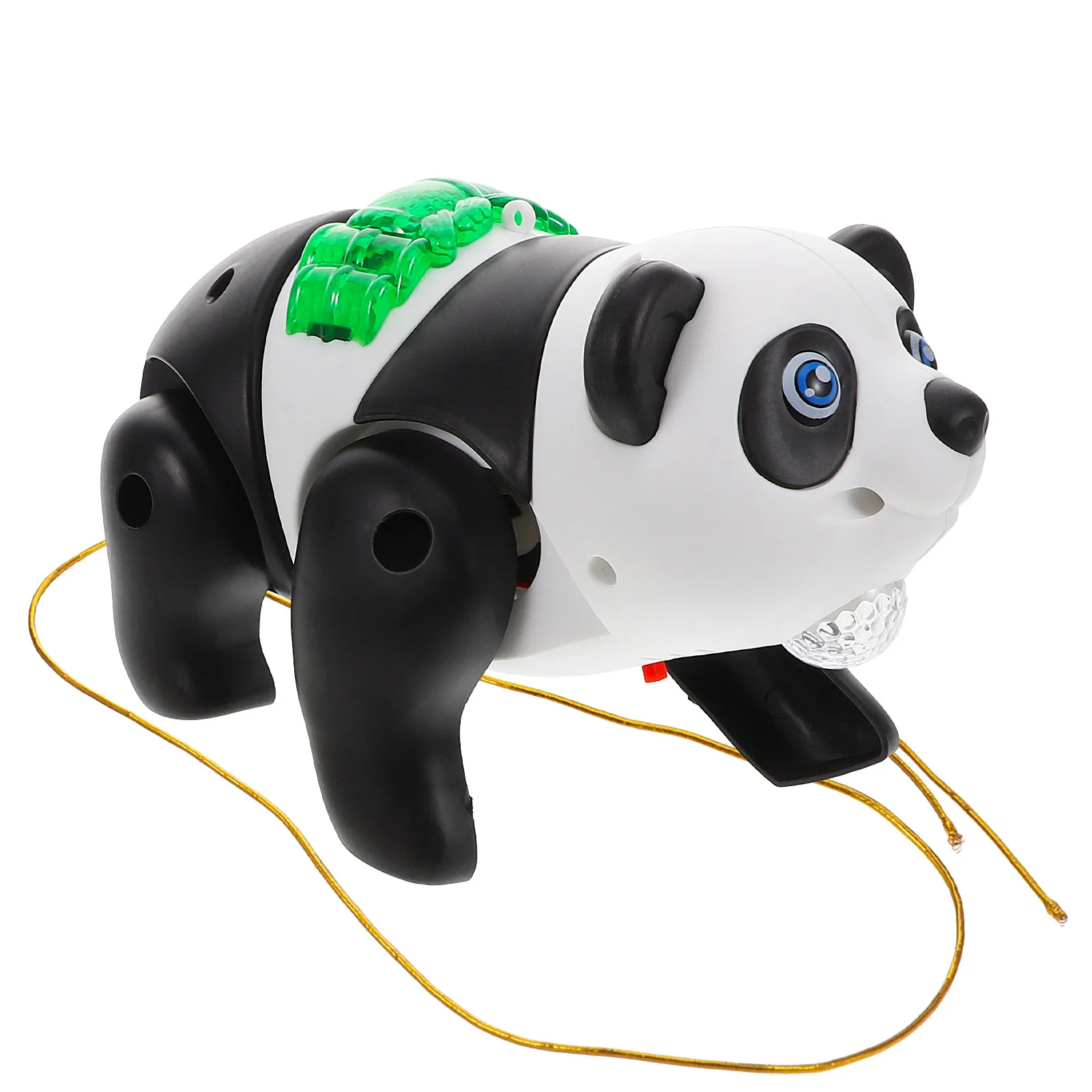 

Интерактивная электронная панда-игрушка со светодиодами, музыкой, функцией ходьбы, ползания и танцев, анимированная, для детей и дома