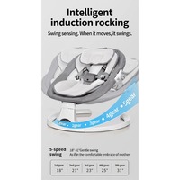 Smart Electric Baby Cradle Modern Crib Cradle Multifunctional Baby Rocker with Bluetooth Music Timer Baby Rocking Chair