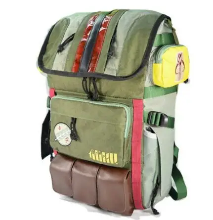 

Hot New Movies Backpack Boba Fett Armor Backpack Student School Bag Casual Travel bag Green Fashion