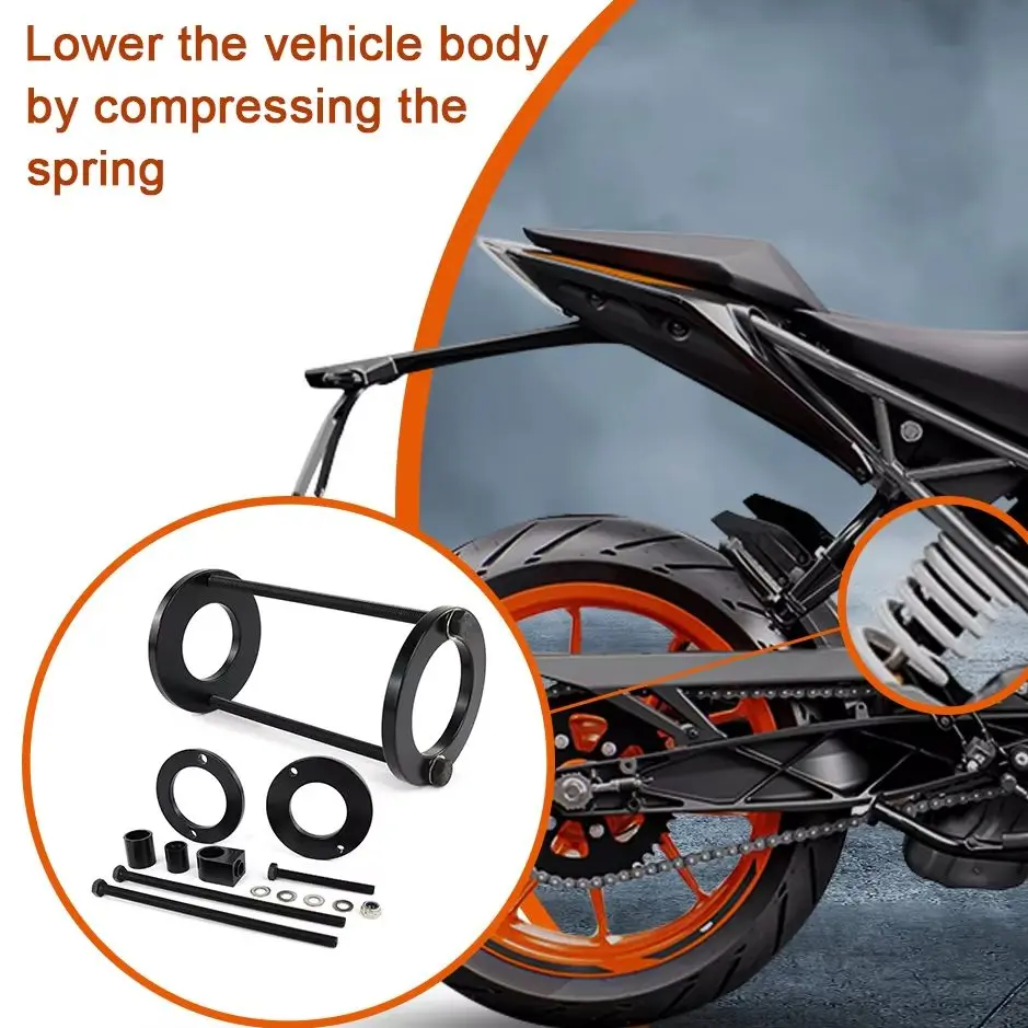 

For Husqvarna Vitpilen Svartpilen 401 KTM RC 390 / 390 Duke Lowering Kit Fit Foot Peg Linkage Extended Lowering Link Motorcycle
