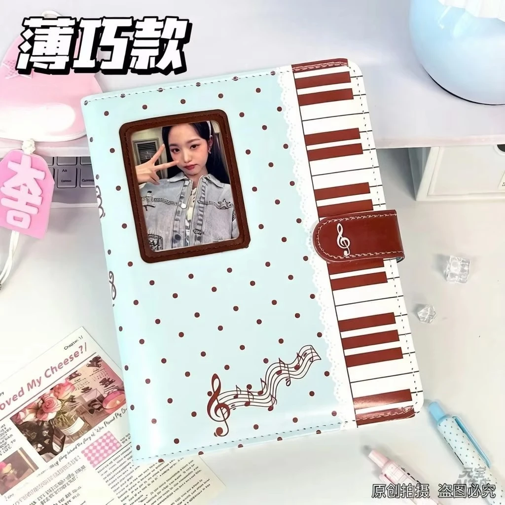 IMYY Cute Cat A5 Kpop Idol Photocards Holder PU Photo Album Photocard Binder Collect Book Album for Photographs Álbum Para Fotos