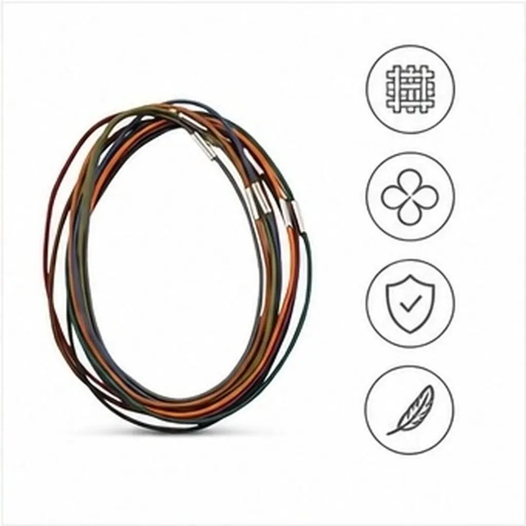 20Pcs Elastic Notebook Band Straps Stretchy Nylon Travel-Friendly Journal Planner Diary Closure Band Lightweight Secure Book