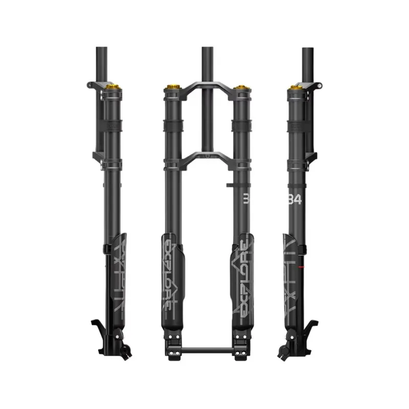 Custom Aluminum Tapered Air Spring MTB Suspension Fork 20/24/26/27.5/29 Inch Bicycle Front Fork