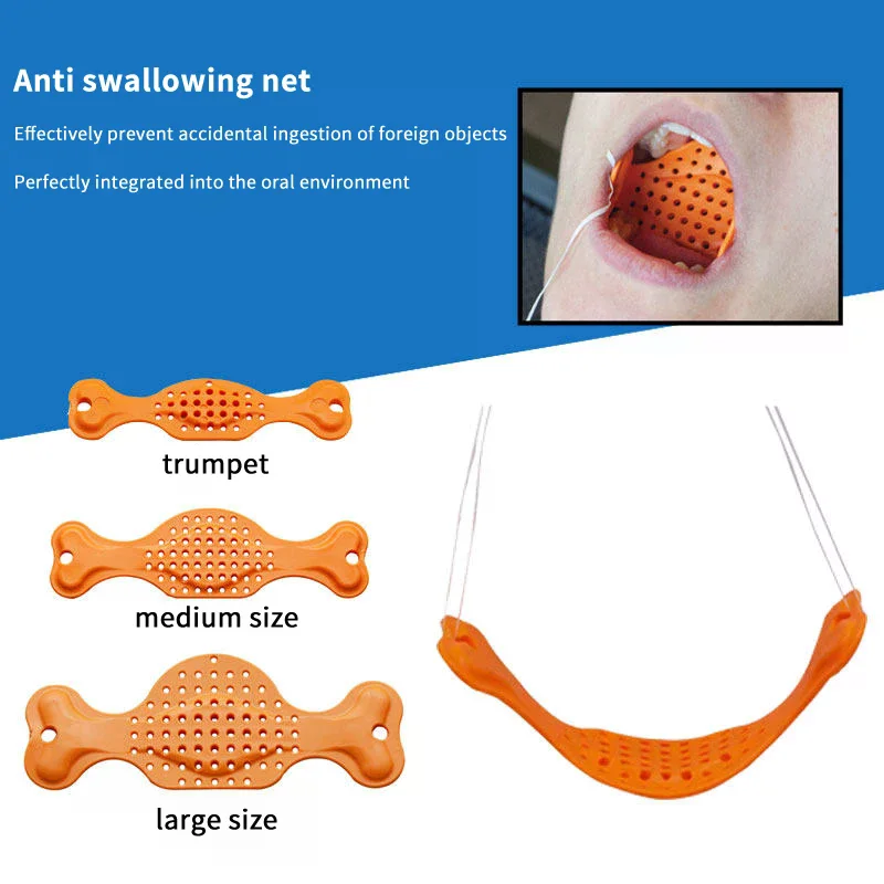 

50Pcs/Pack Dental Anti-Swallowing Mesh Net S/M/L Size Autoclavable Sterilization Prevent Foreign Object Aspiration Dental