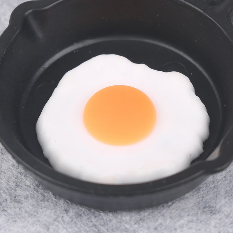 1:12 Dollhouse Miniature Frying Egg Pans for Dolls House Cooking Ware Play Kitchen Toy Accessories