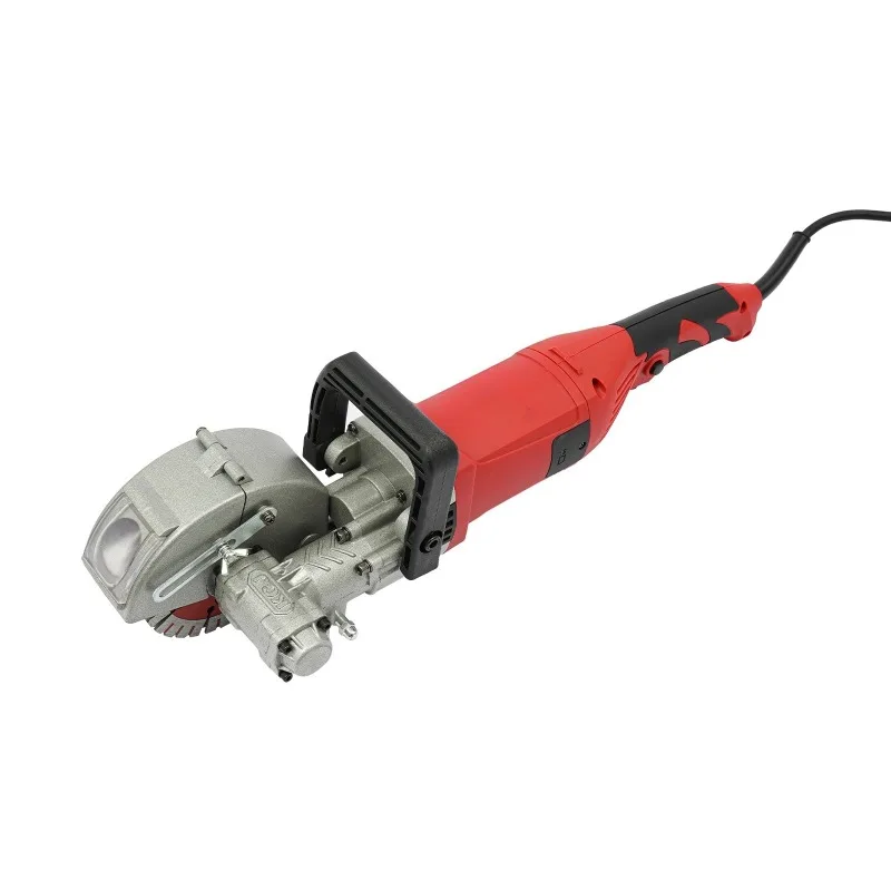 Electric Wall Groove Cutting Machine 1300W, Wall Groove Cutter with 5 Blades, Concrete Wall Chaser for Grooving