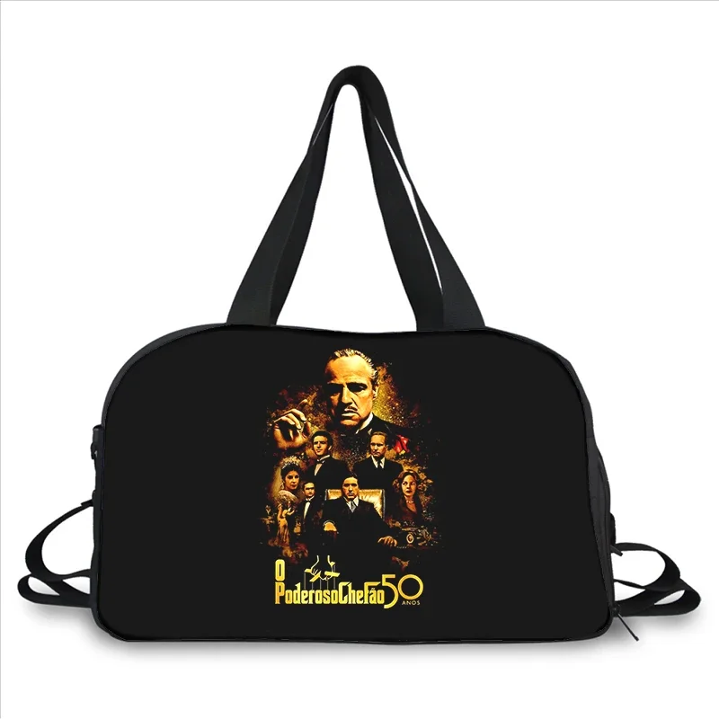 Sac messager portable de grande capacité, sac de voyage multifonctionnel, impression 3D, le parrain, Don Corleone, tendance de la mode