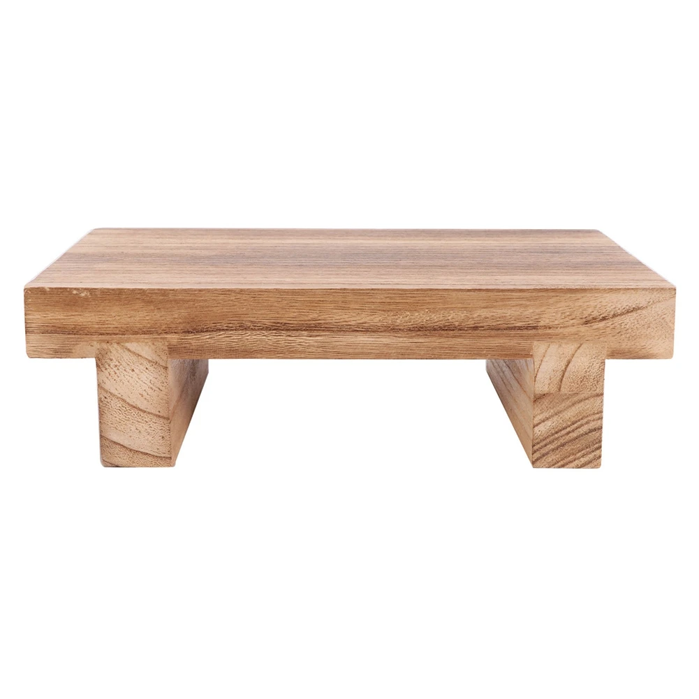 

A04I Wooden Step Stool for Adults, Bed Stool for High Beds, Kitchen, Bathroom, Closet, Great Wood Step Stool for Adults Kids