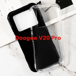 Anti-knock Transparent Phone Case For DOOGEE V20 Pro Case Silicone Soft Black TPU Cover For Etui Doogee V20Pro 6.43