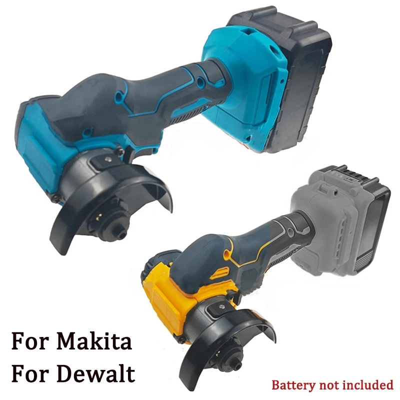 Cordless Brushless Angle Grinder For Makita/Dewalt 18V Li-ion Battery Cutting Power Tools For Metal,Wood Cutting and Polishing