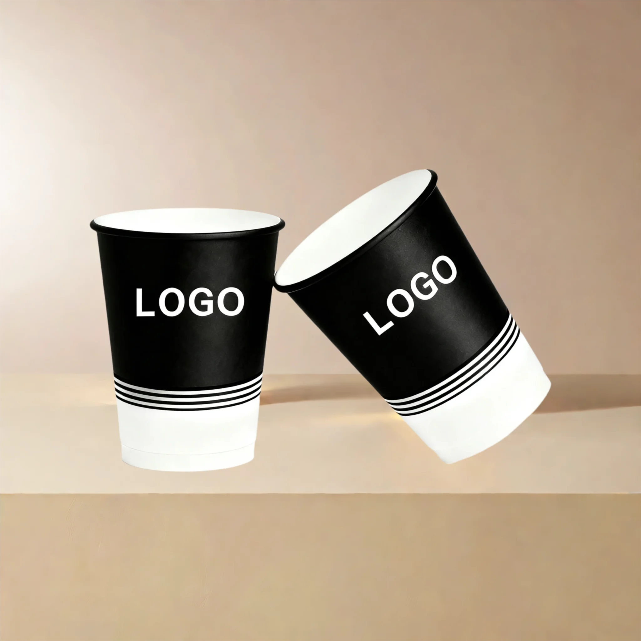 

500pcs 2.5oz 50ml、3oz 60ml、4oz 100ml Personalized Custom paper cup，Disposable Cup Custom，logo Custom，espresso cup