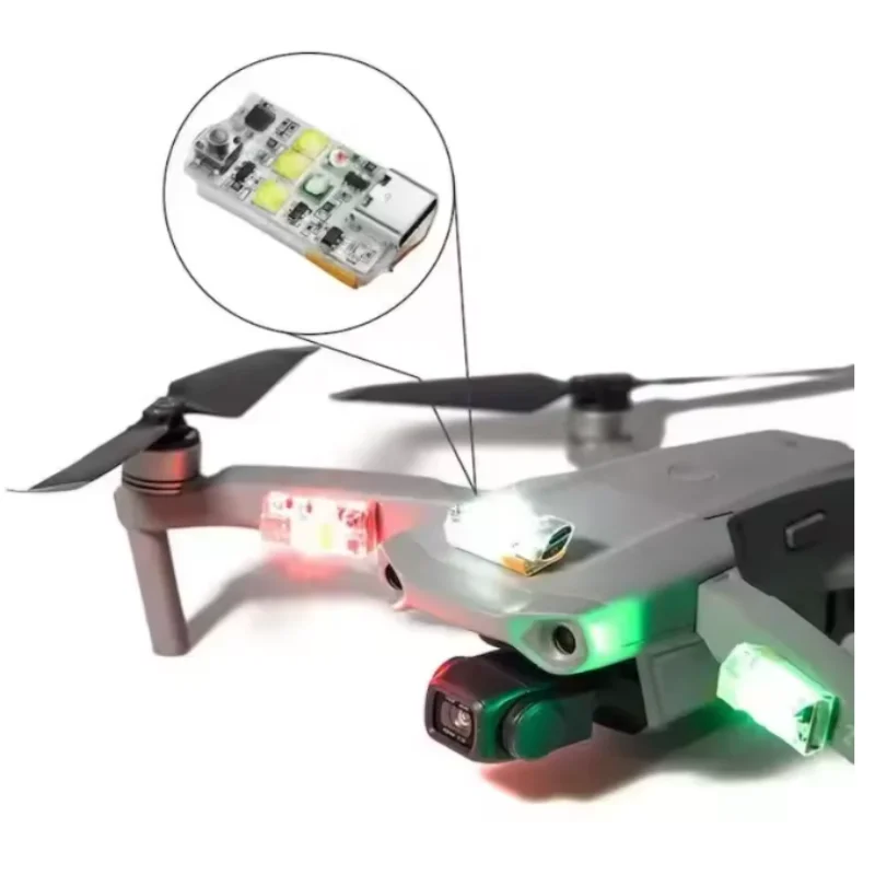 ISURE MARINE Drone Strobe Light Anti-Collision Light High-Power Three Color LED Navigation Light Suitable For Drone Night Flight