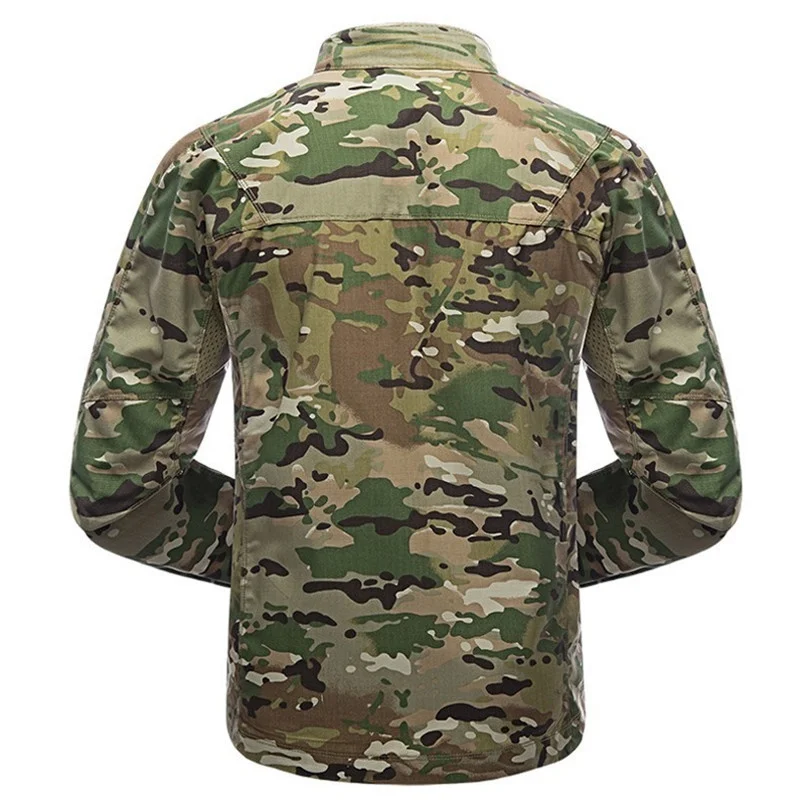 Imagem -06 - Verão do Exército S.archon Tático Camisa Masculina Manga Longa à Prova Impermeável Água Respirável Camuflagem Militar Camisa de Bolso