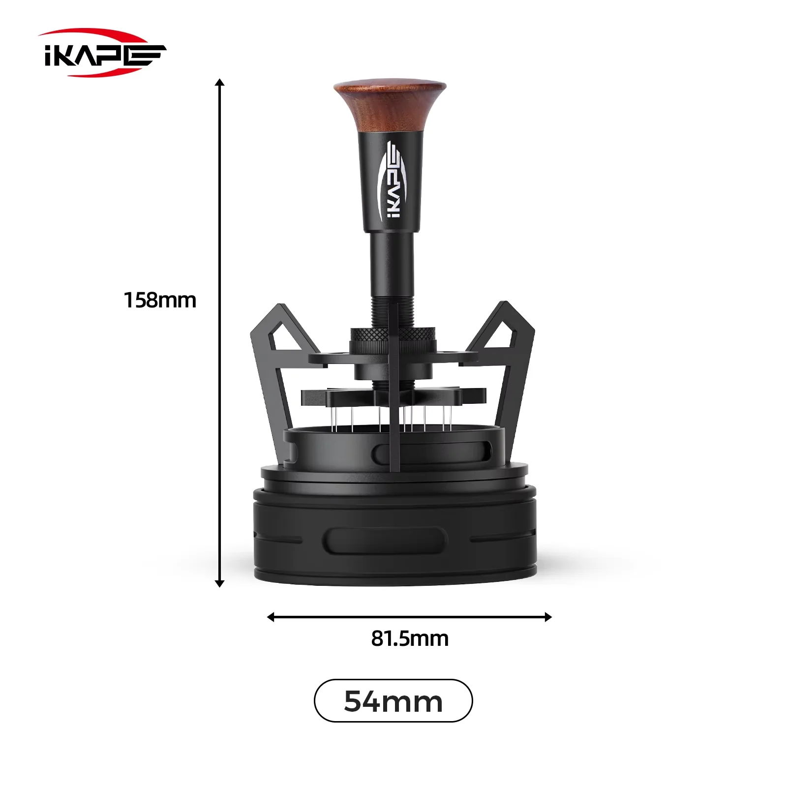 IKAPE V3 Espresso Roterende WDT, Koffieroerder met Doseertrechter en Standaard, Espresso Roerder Distributie Tool voor Barista