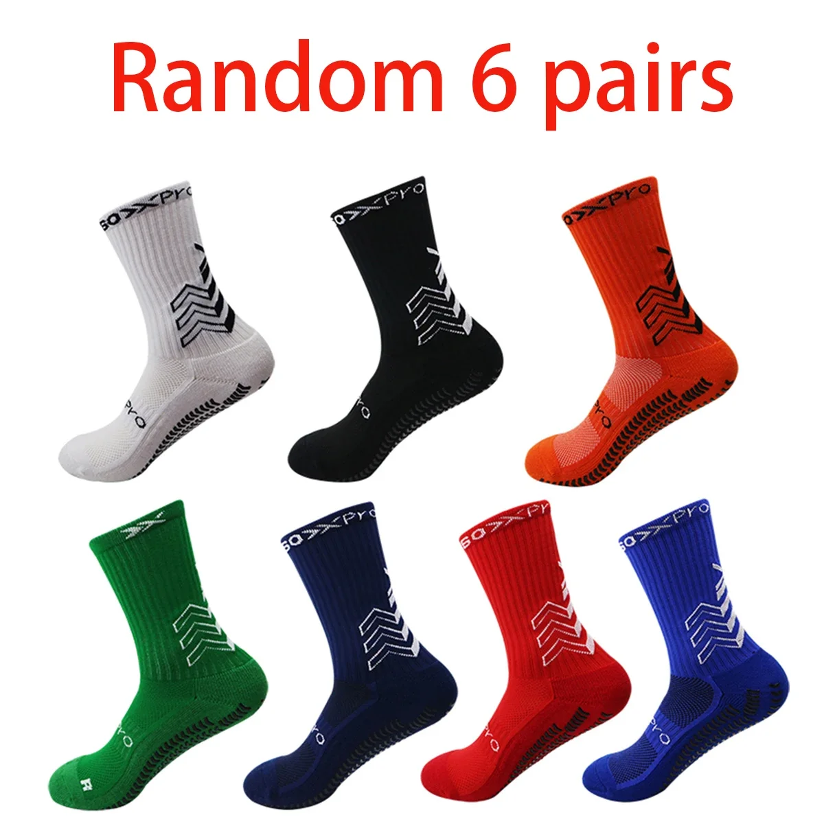 

Randomly selected 6 pairs of deodorizing and breathable sports socks for men and women in spring and autumn