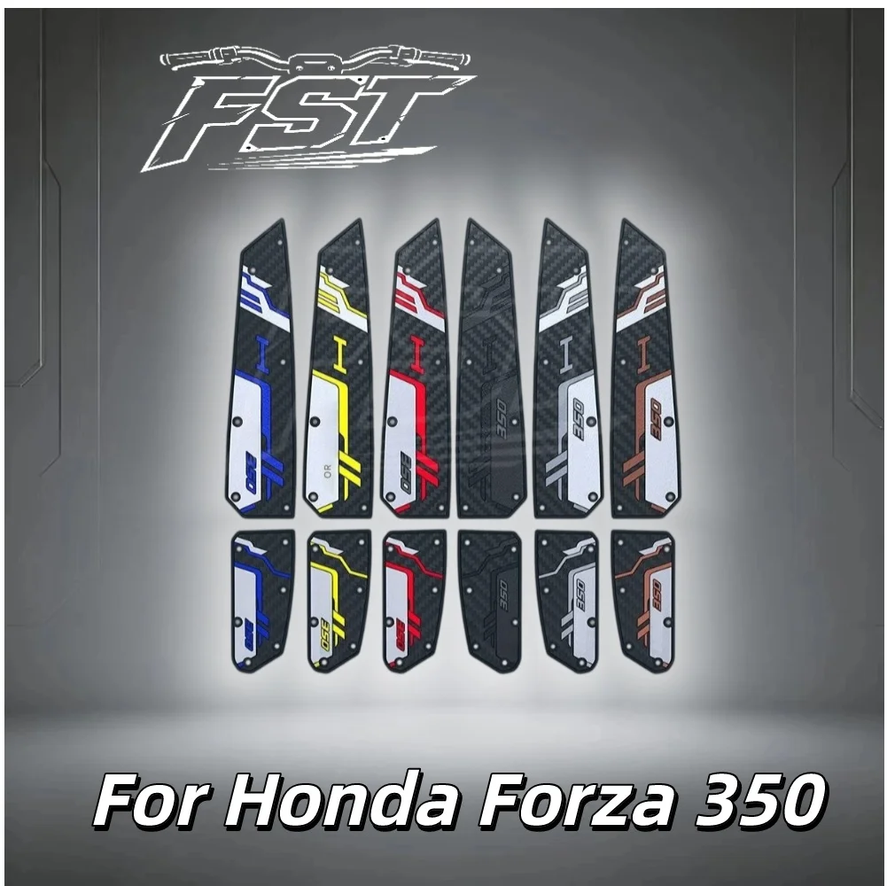 For Rubber anti-slip and impact-resistant decorative footpad accessory for Honda NSS350 Forza 350 (aftermarket modification)