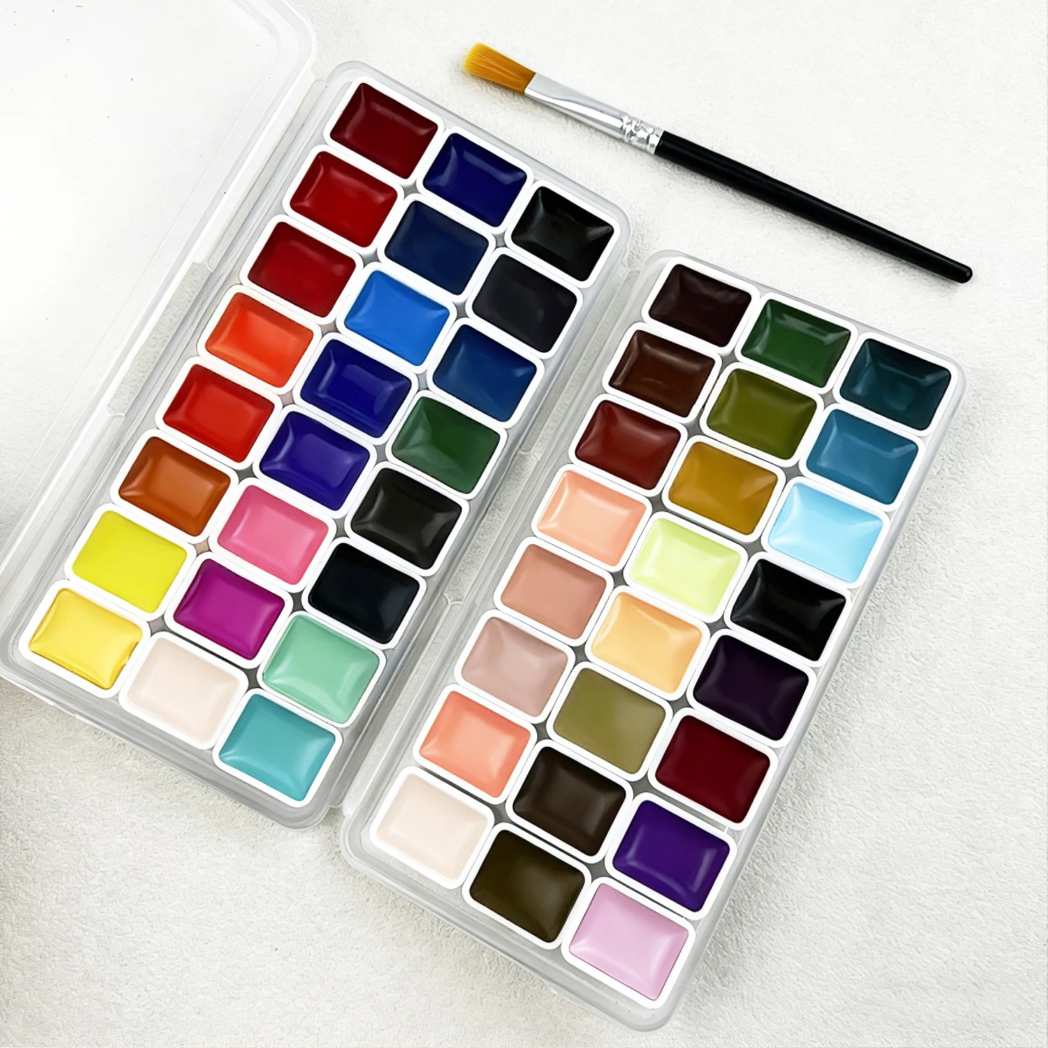 24-Color Solid Watercolor Set 1