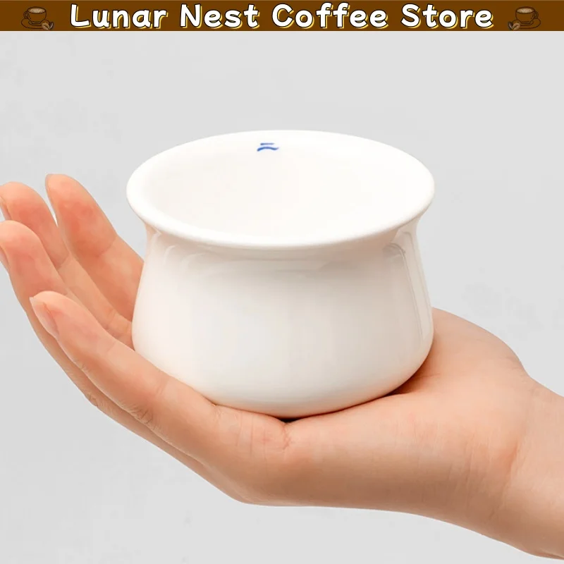 New Timemore X 2 Piece Set Ceramic Espresso Tasting Cup Hand Brew Milk Coffee Cup For Home Cafe Professional Barista Lovers Tool