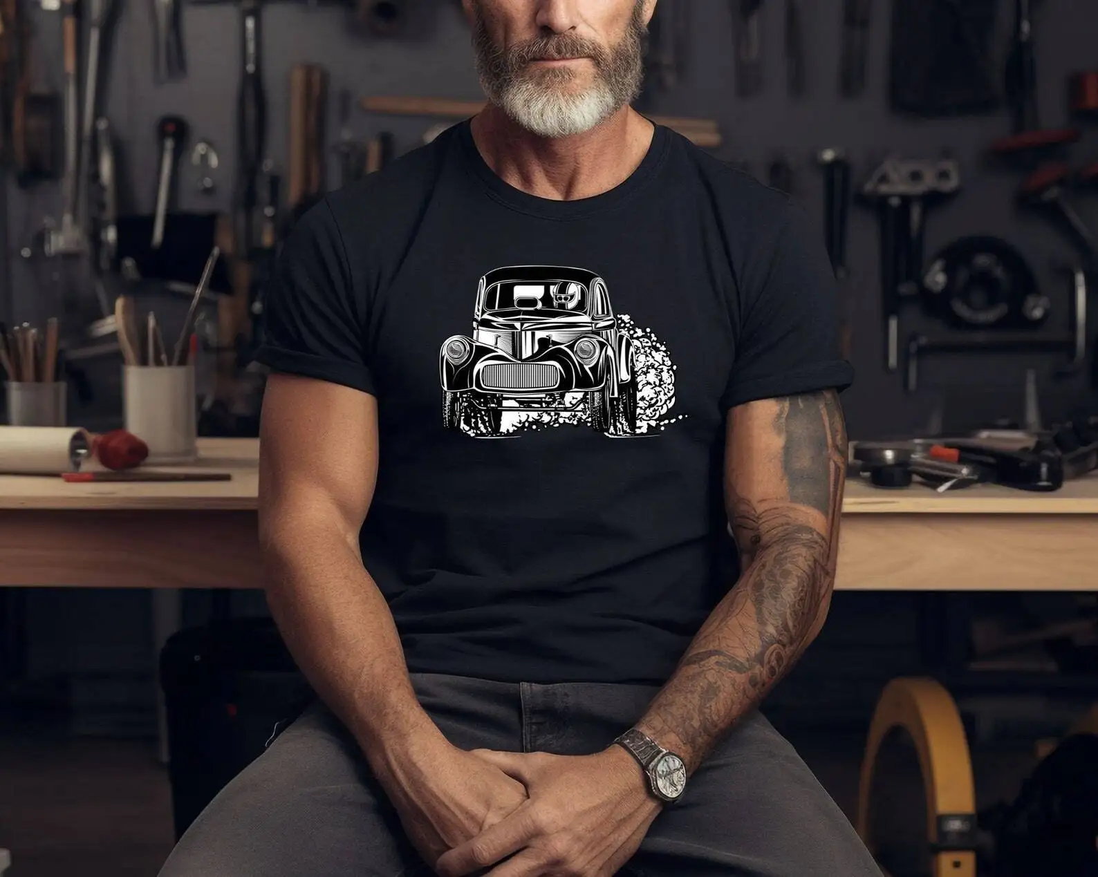 1941 Willys Coupe Gasser Short-Sleeve Unisex T-Shirt