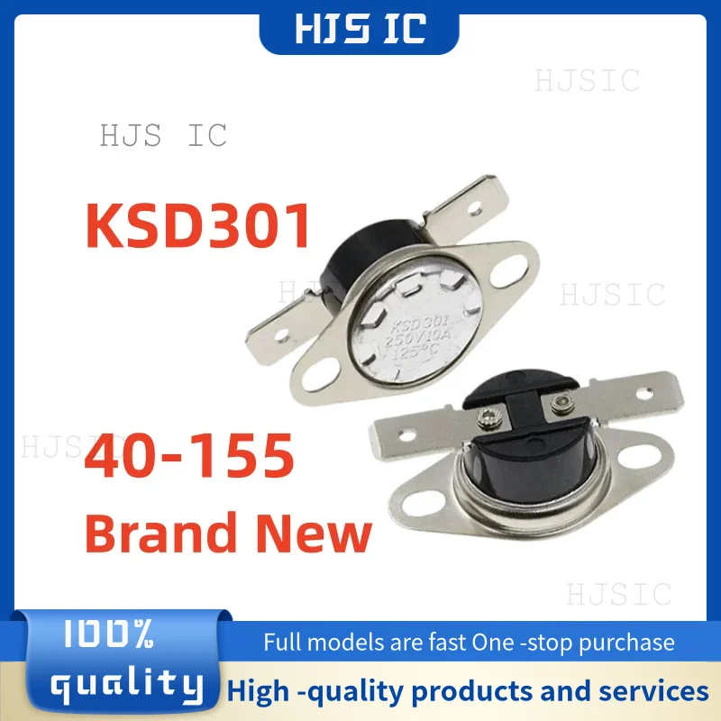 10PCS Brand New KSD301 40C~145C 85C 95C 105C 125C 135C 145C Temperature control switch temperature controller