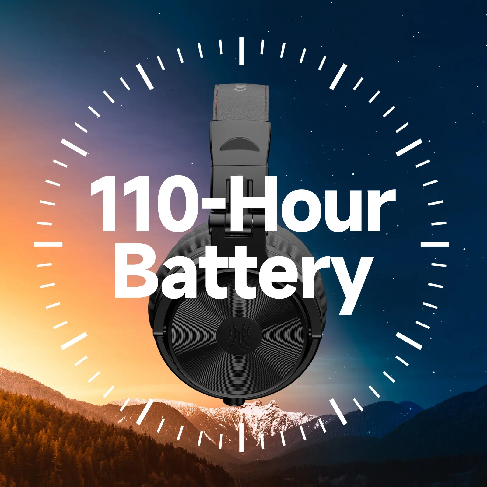 Cuffie Wireless Bluetooth Oneodio con microfono 110Hr Hi-Res Over Ear auricolare Bluetooth 5.2 auricolare per telefono PC sport, Pro-C