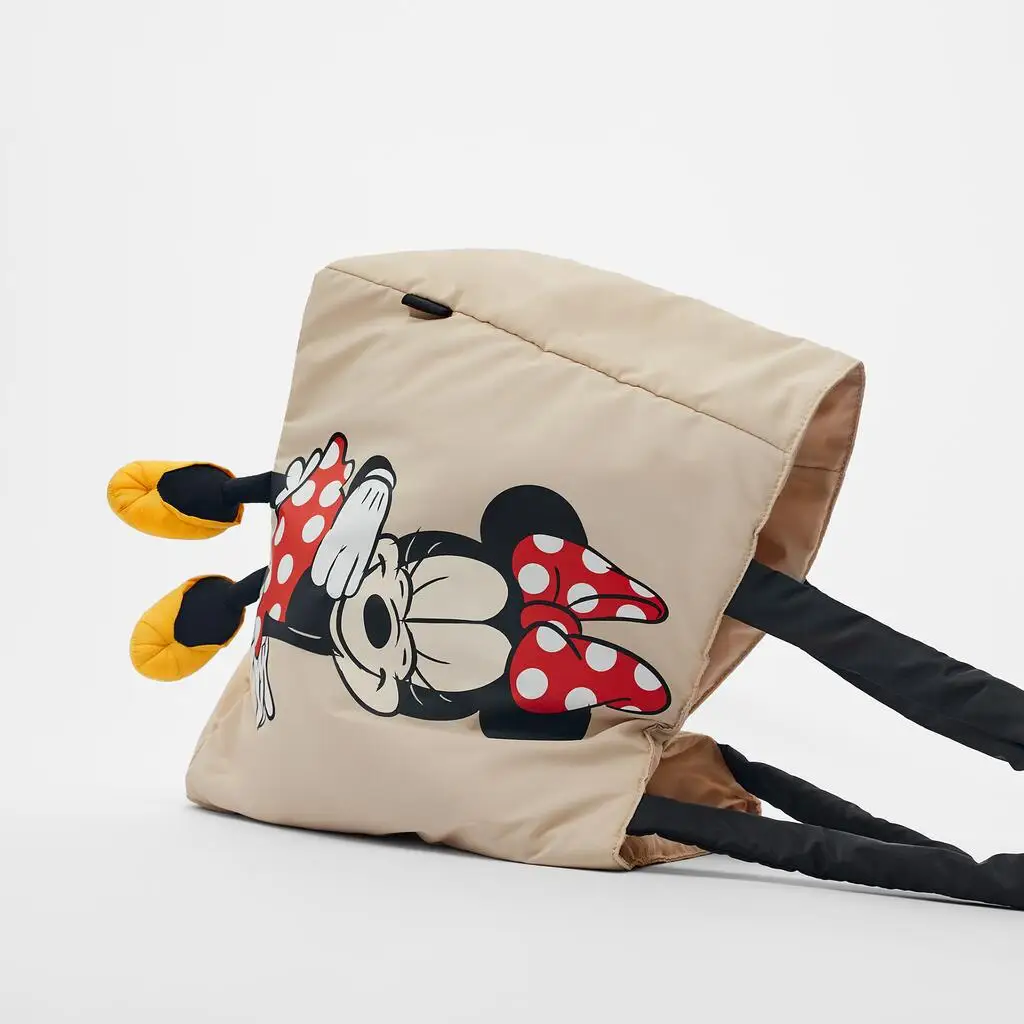 Disney cartoon Mickey Minnie Mouse New Kids Backpack Mini Schoolbag Girls and Boys Cute Shoulder Bag