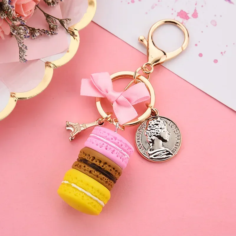 NIB Authentic Laduree Paris Keychain Ring Macaron Bag Charm  NIB Authentic Laduree Paris Keychain Ring Macaron Bag Charm main image 1