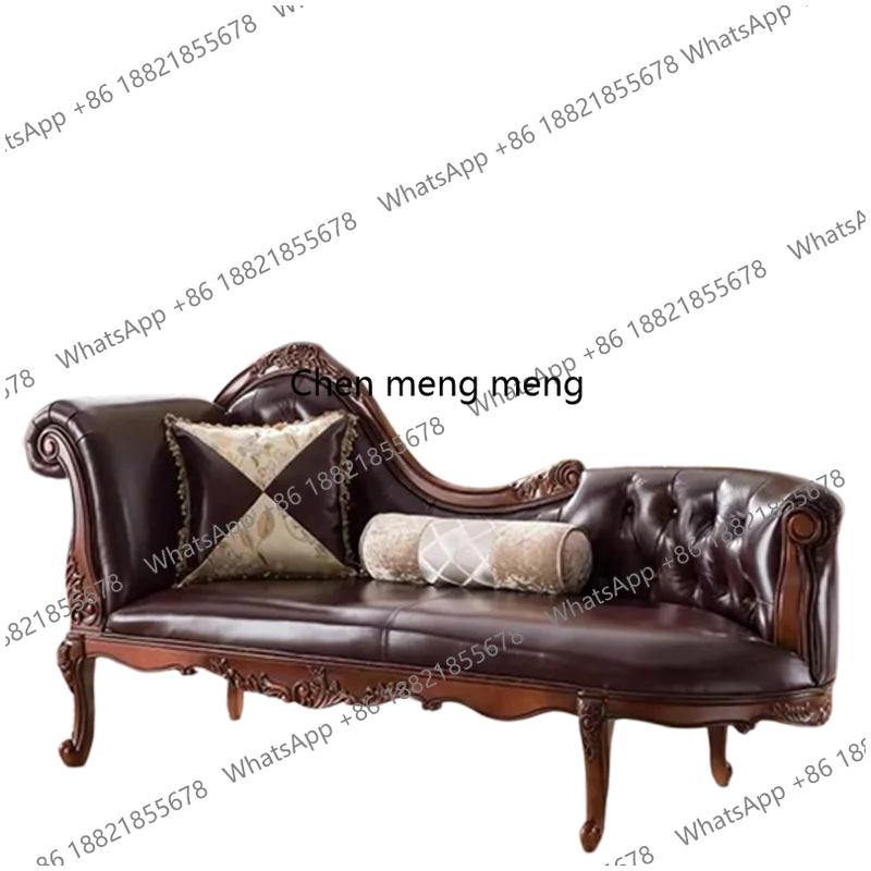 Designer American Living Room Sofas Solid Wood European Leather Bedroom Living Room Sofas Storage Lazy Sofy Do Salonu Furniture