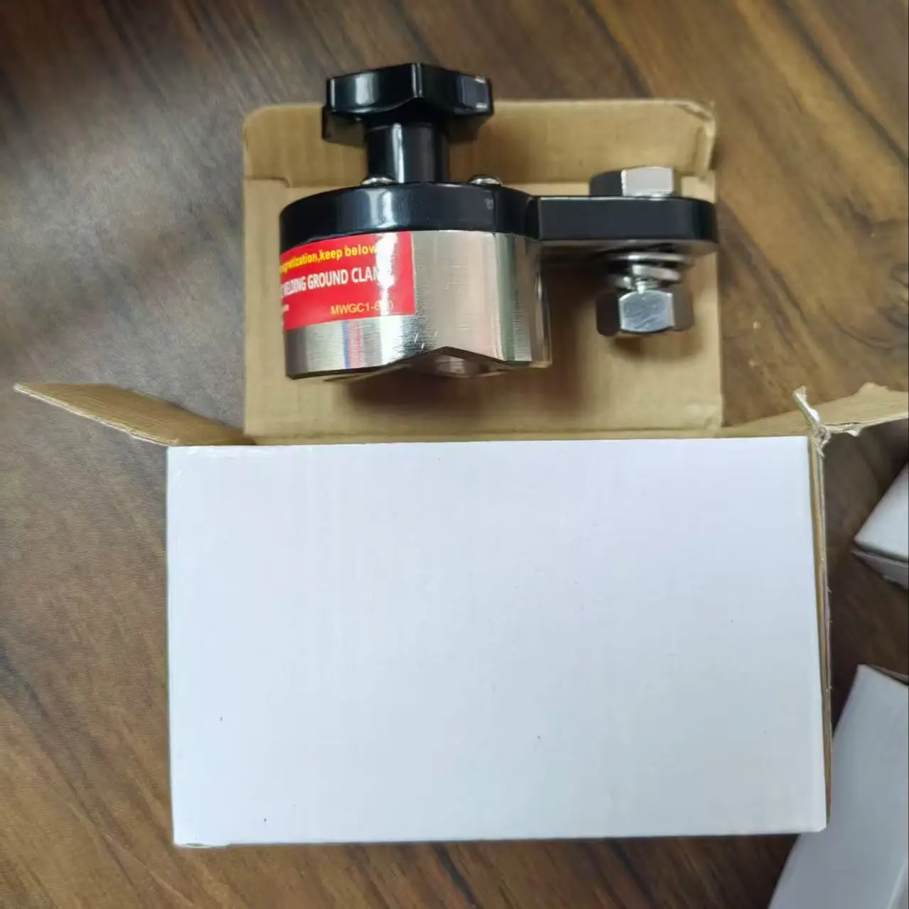 MWGC1 200 300 600 CNC Industrial Magnetic Welding Ground Clamp Grounding Magnet Connector Welding Holder