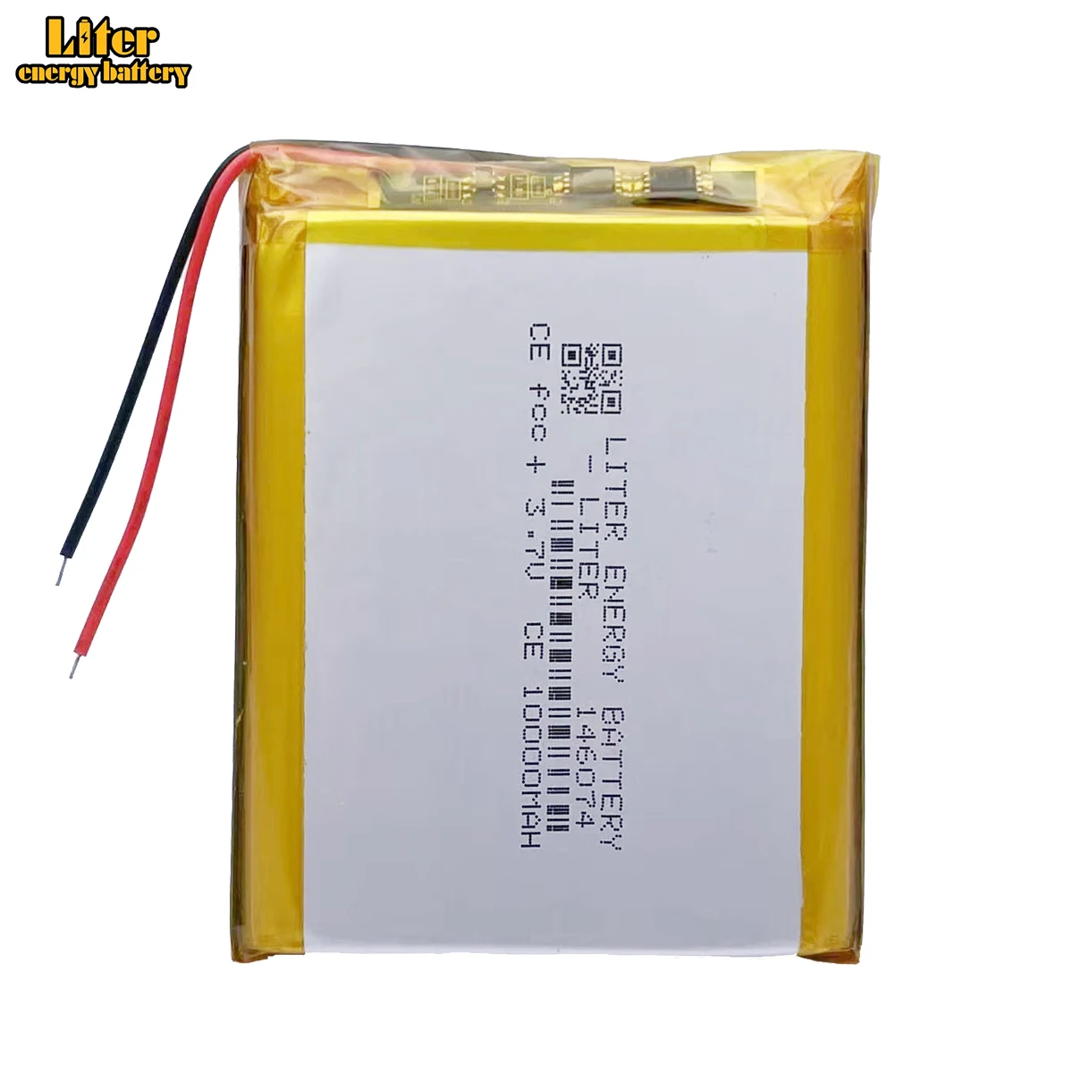 100% Brand new 3.7v 10000mah 146074 Rechargeable lithium polymer battery for Mobile power bank Solar energy