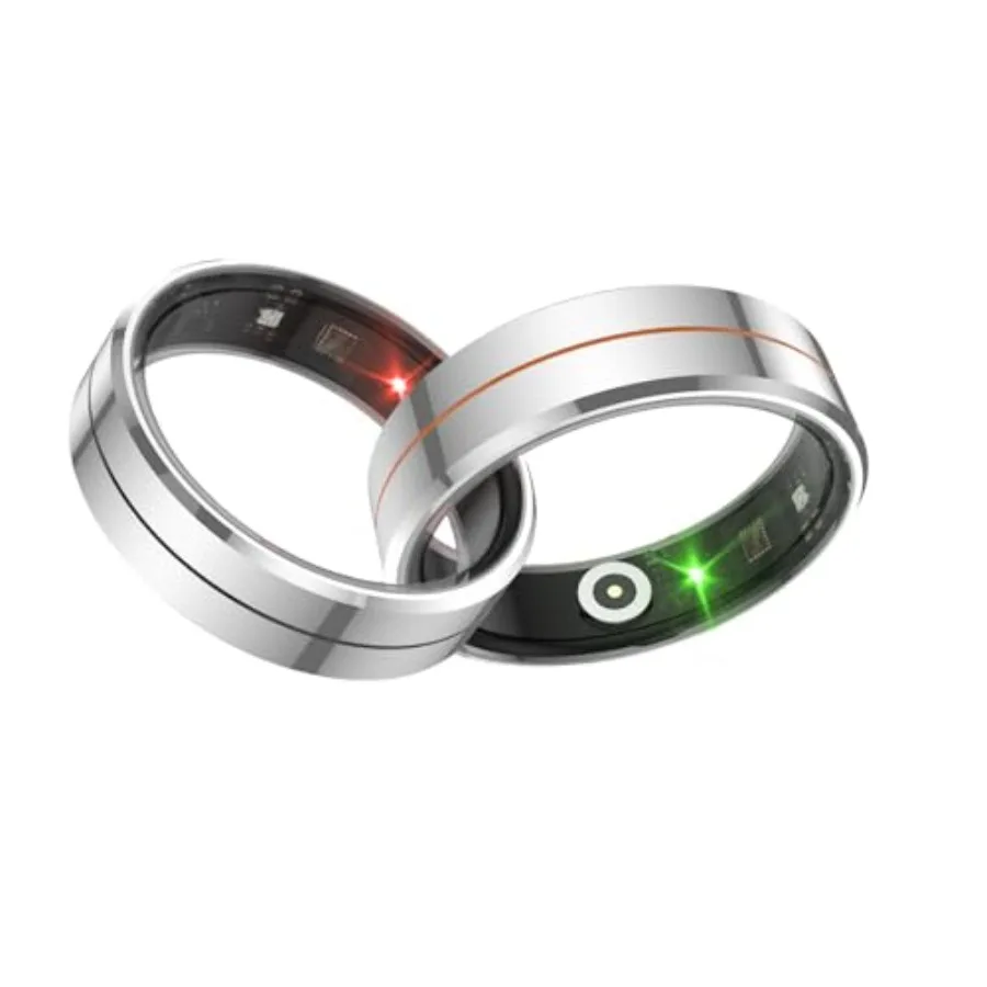 

Умное кольцо для женщин и мужчин: трекер здоровья с монитором уровня кислорода в крови, пульсометром, монитором сна, водонепроницаемое фитнес-кольцо с длительным сроком службы батареи