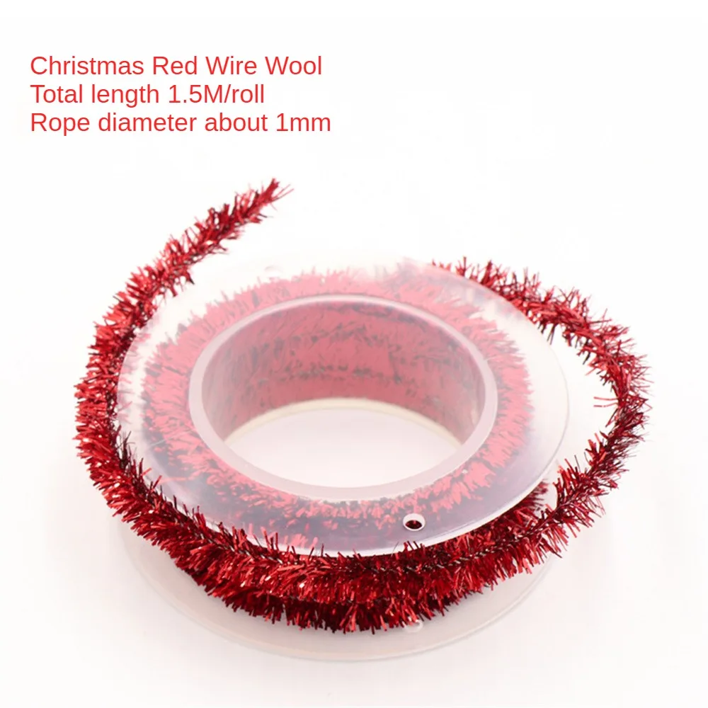 Tinsel Applicable To Multiple Scenarios Create A Strong Festive Atmosphere Metal Wire Around 9g Holiday Party Supplies