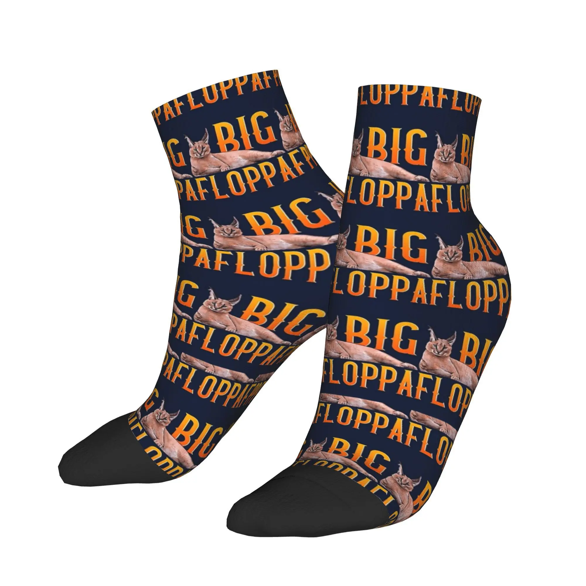 

Big Floppa funny Socks Harajuku Sweat Absorbing Stockings All Season Socks Accessories for Man's Woman's Birthday Present