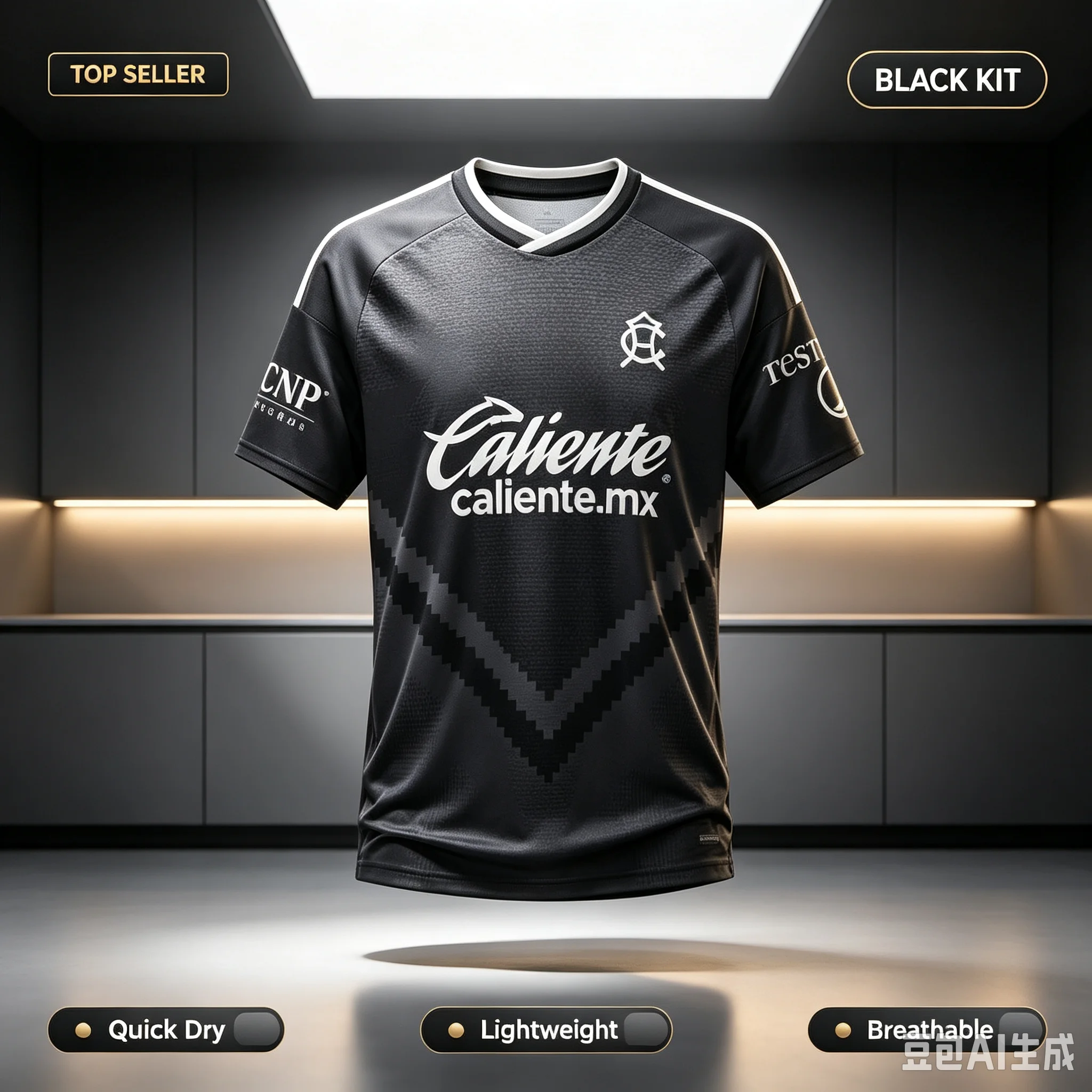 2026-27 New Arrival CA America Football 3D Print Fan Version Summer Quick-drying Short Sleeve Athleisure T Shirt for Adults Kids