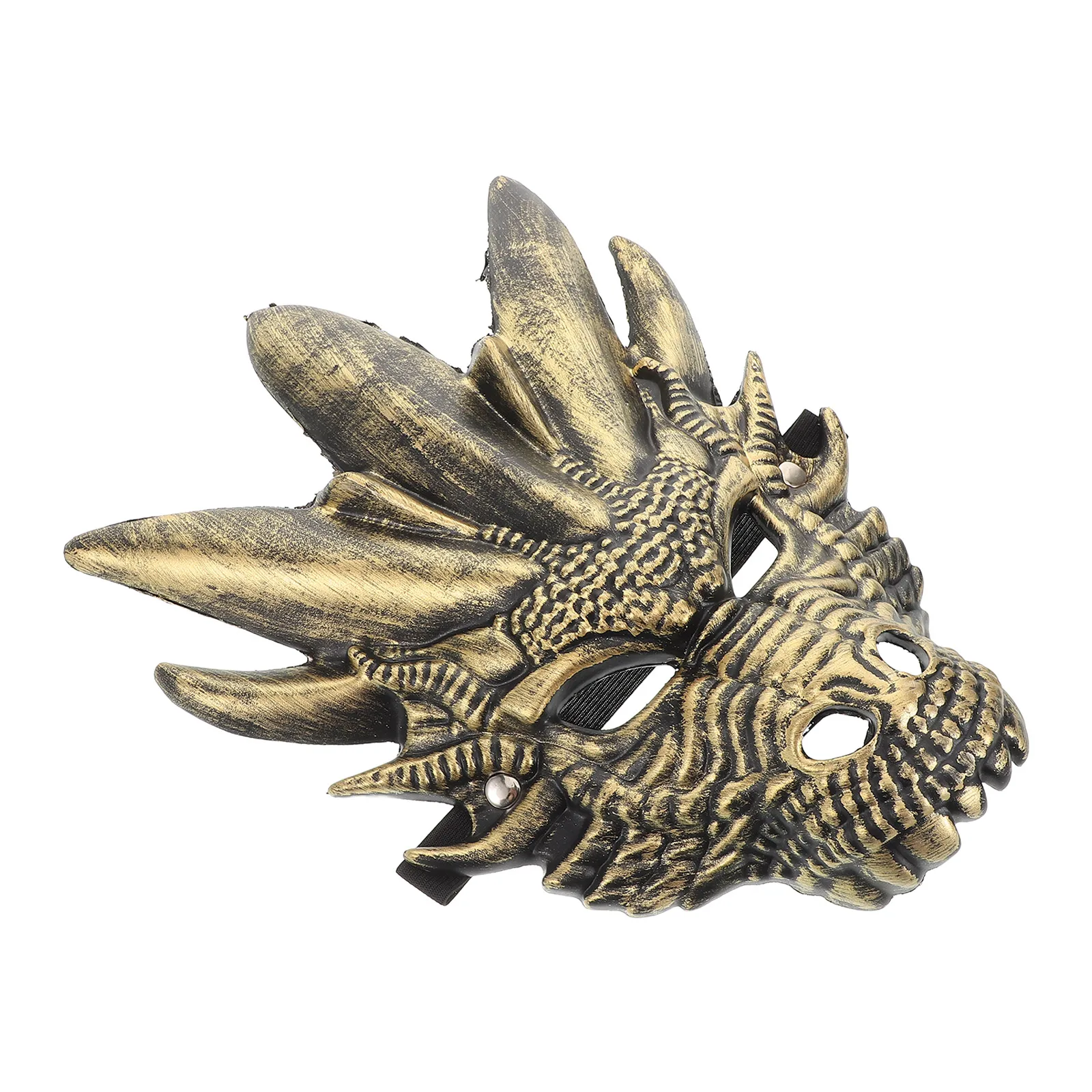 1 Uds. Máscaras de dinosaurio dragón, accesorios de plástico para niños, Cosplay de Halloween, máscaras divertidas de animales para Halloween para niños, máscara divertida para fiesta de cabeza, Juguetes