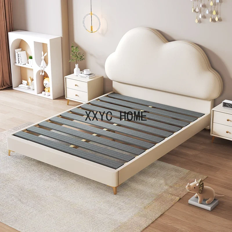 Lits de maison modernes pour enfants, mobilier de chambre à coucher de luxe, style princesse, king size, SR50CB